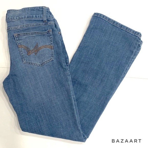 Wrangler womens Boot Cut Jeans Medium Wash Size:7 L 30 - Picture 4 of 7